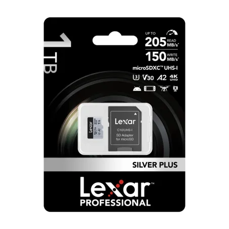 Lexar Silver Plus 64GB + adapter